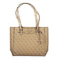 Guess Jeans Beige Polyethyleen Dames Handtas