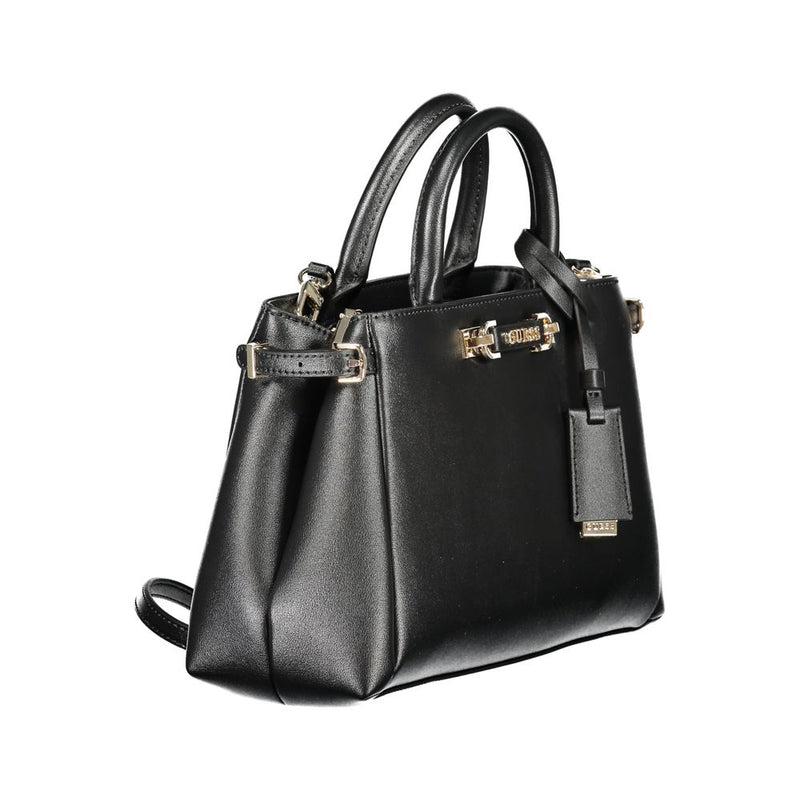 Guess Jeans LEFIA Sac à main noir en polyéthylène pour femmes