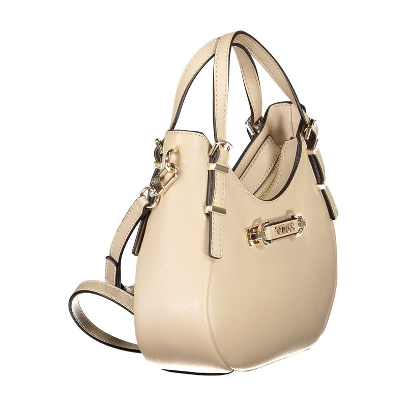Guess Jeans Beige Lefia Handbag - Élégante et Polyvalente