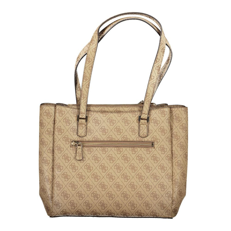 Guess Jeans Katya Sac Beige pour Femmes - Élégant et Pratique
