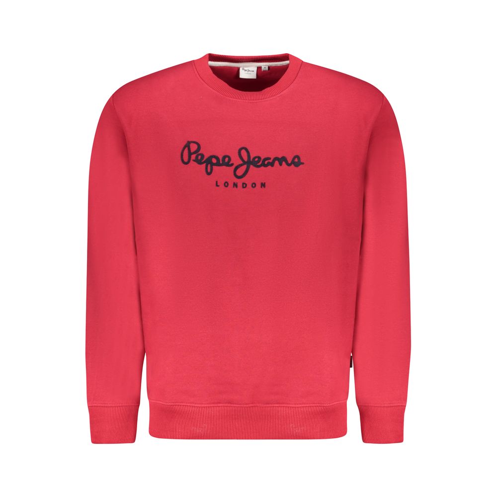 Sweatshirt Rouge Pepe Jeans Macbeth Plain Crew pour Homme