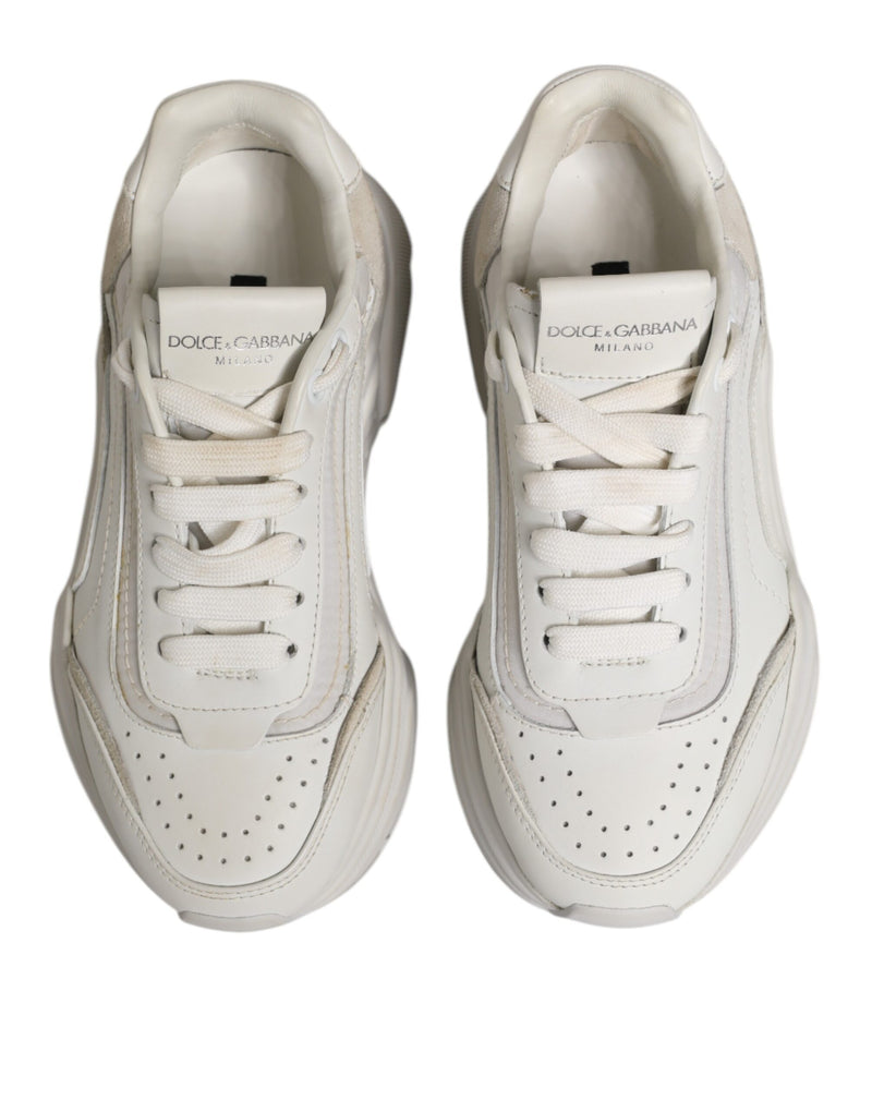 Dolce & Gabbana White Daymaster Low Top Sneakers - Luxe et Confort