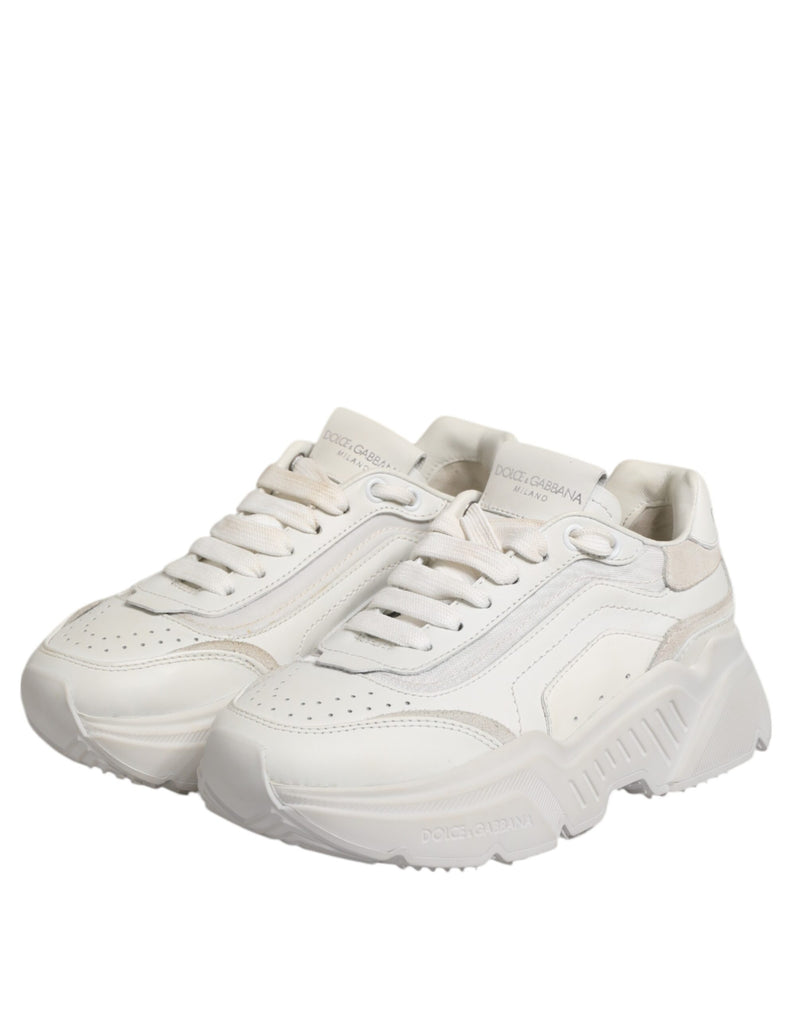 Dolce & Gabbana White Daymaster Low Top Sneakers - Luxe et Confort