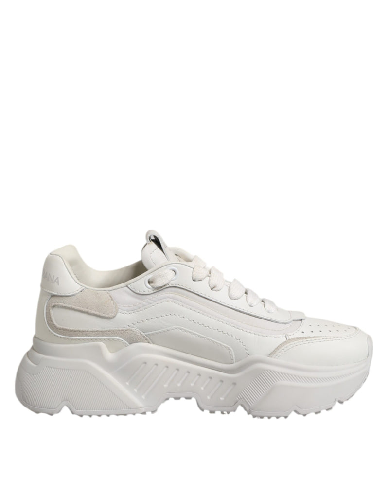 Dolce & Gabbana White Daymaster Low Top Sneakers - Luxe et Confort