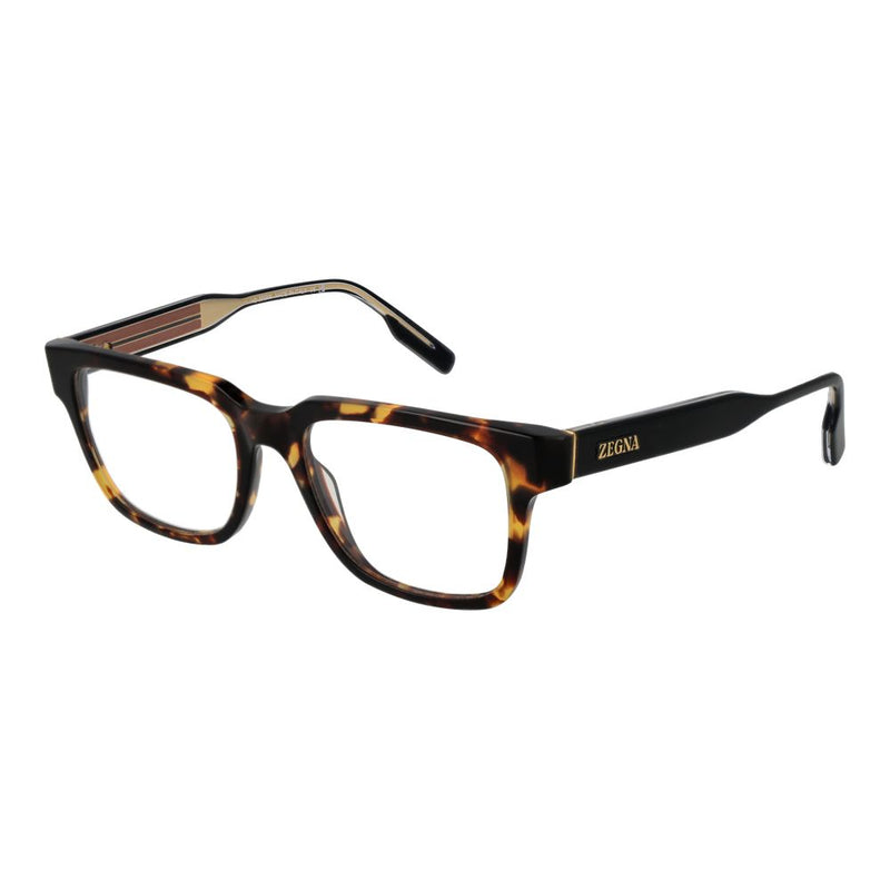 Ermenegildo Zegna Monture de Lunettes pour Hommes en Brun