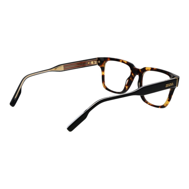 Ermenegildo Zegna Monture de Lunettes pour Hommes en Brun