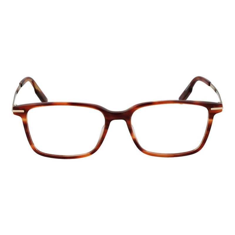 Ermenegildo Zegna Monture de Lunettes pour Hommes en Acétate Marron
