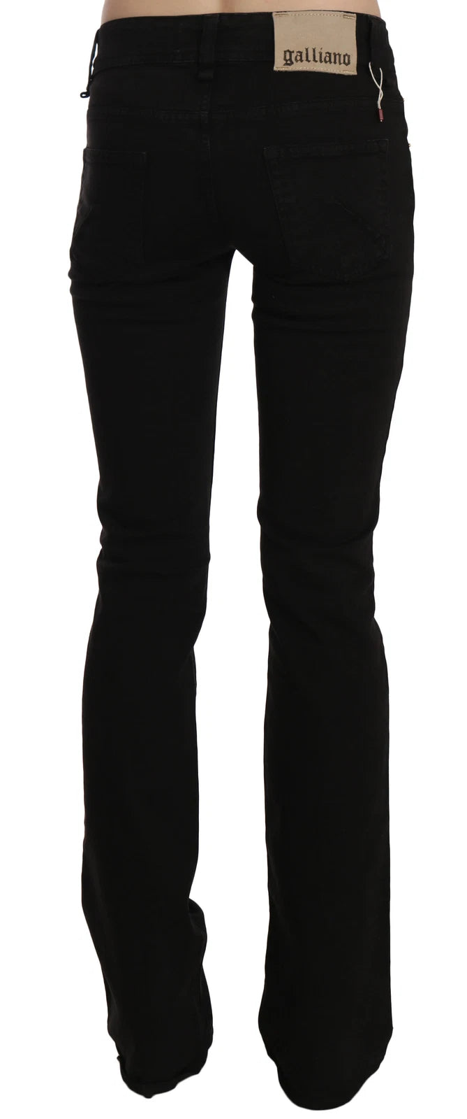 Jean Skinny Noir Taille Basse John Galliano