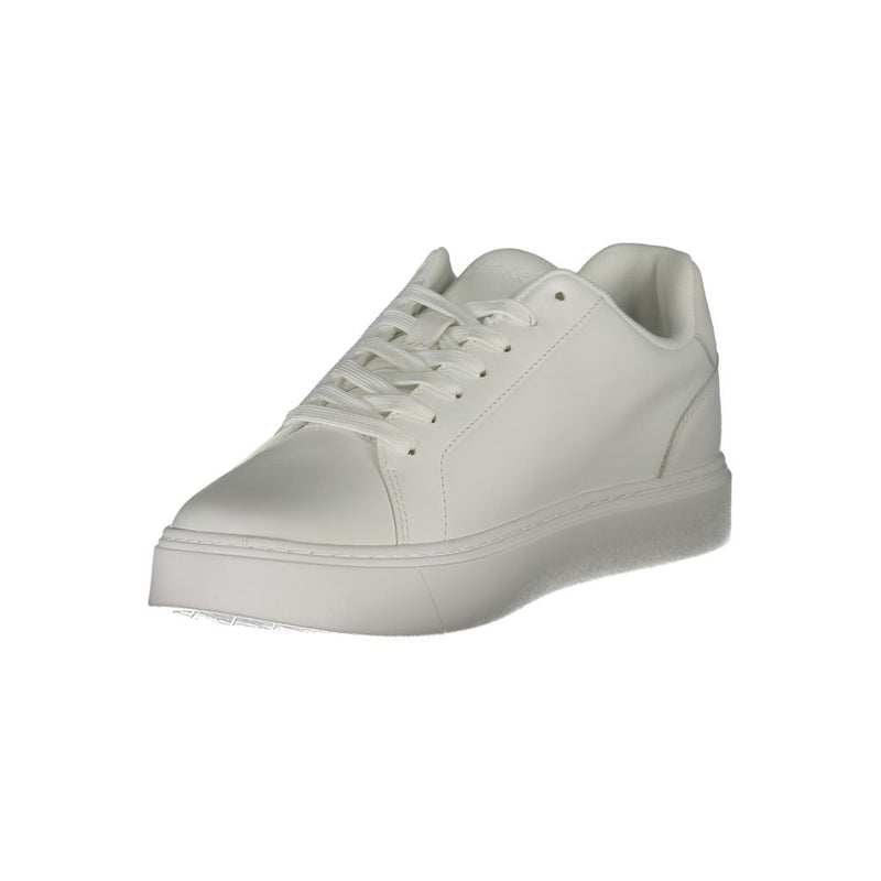 Calvin Klein White Leather Men Sneaker - All-Day Comfort & Style