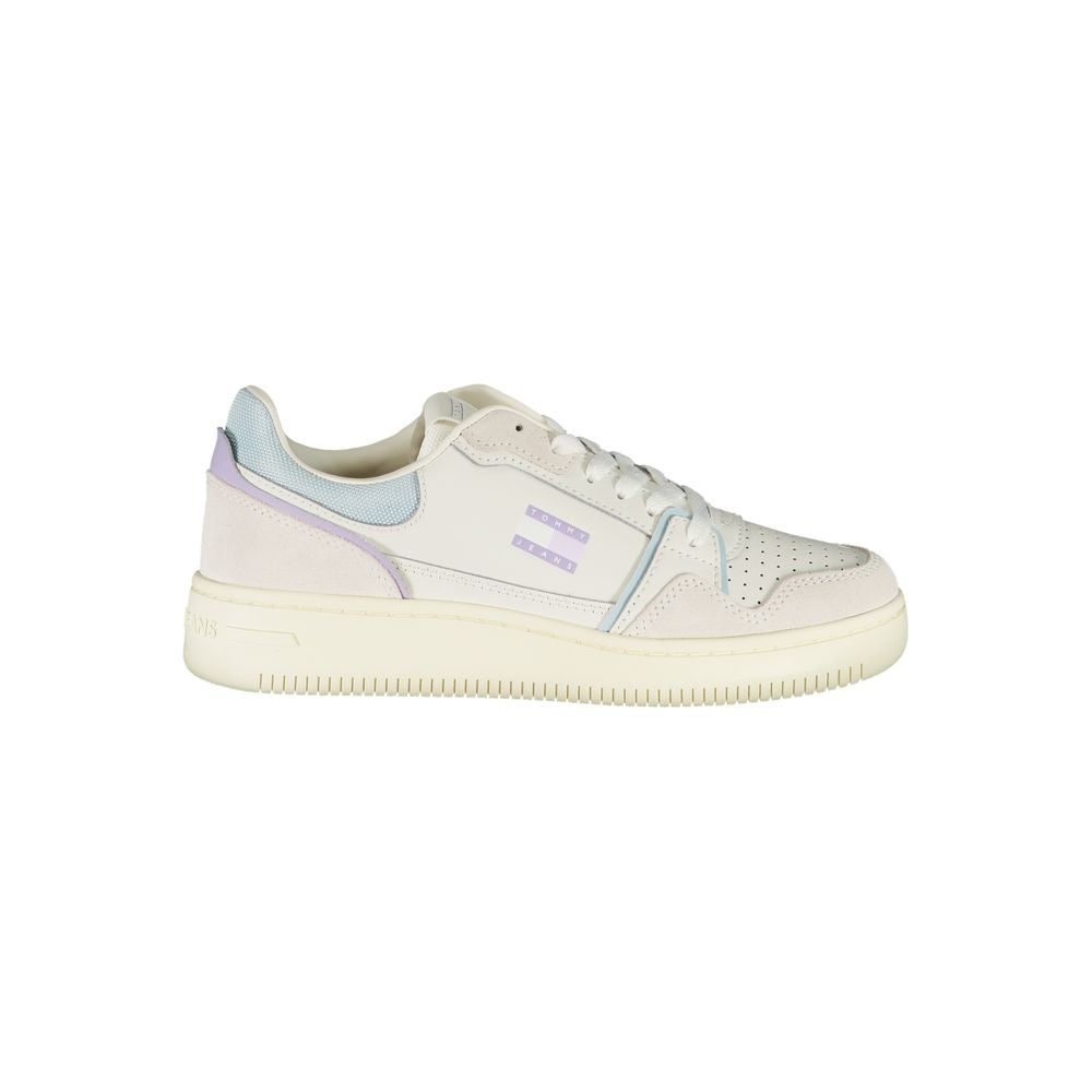 Tommy Hilfiger White Leather Women Sneaker - Stylish Comfort