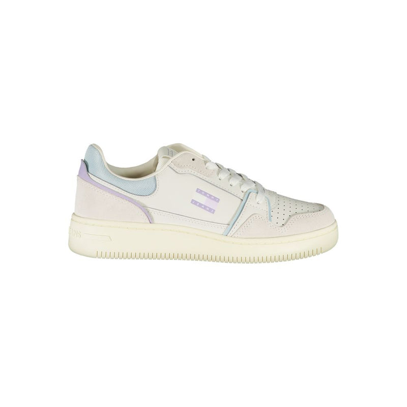 Tommy Hilfiger White Leather Women Sneaker - Stylish Comfort
