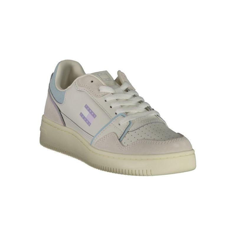 Tommy Hilfiger White Leather Women Sneaker - Stylish Comfort