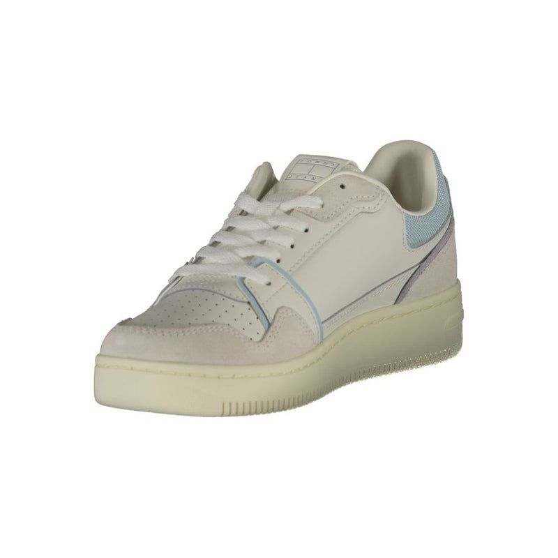 Tommy Hilfiger White Leather Women Sneaker - Stylish Comfort