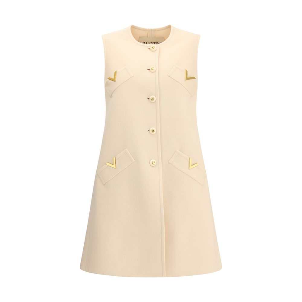 Valentino Compact drap lange vest