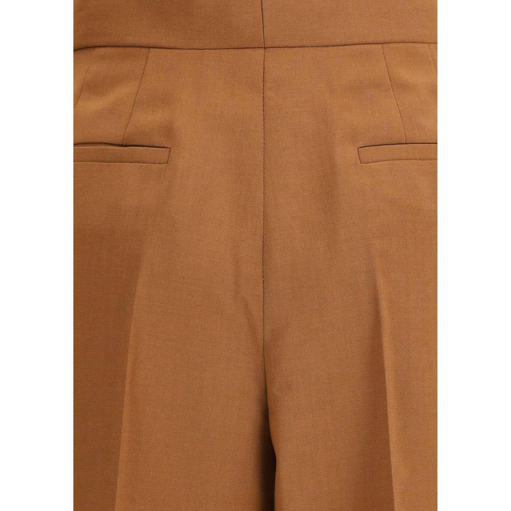 Pantalon Charleston en laine Fendi