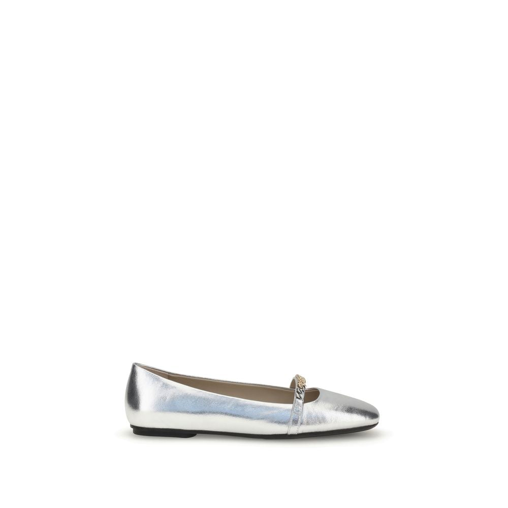 PINKO Ballerinas met metallic afwerking