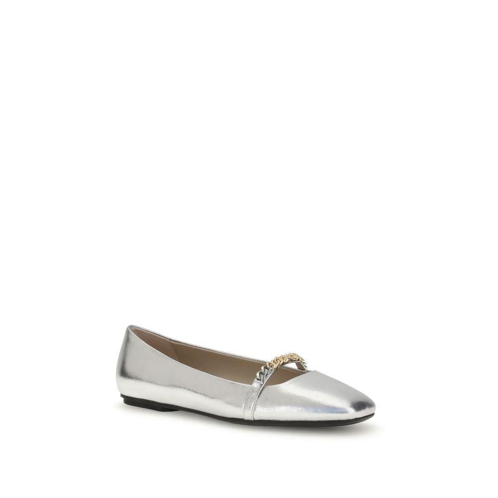 PINKO Ballerinas met metallic afwerking