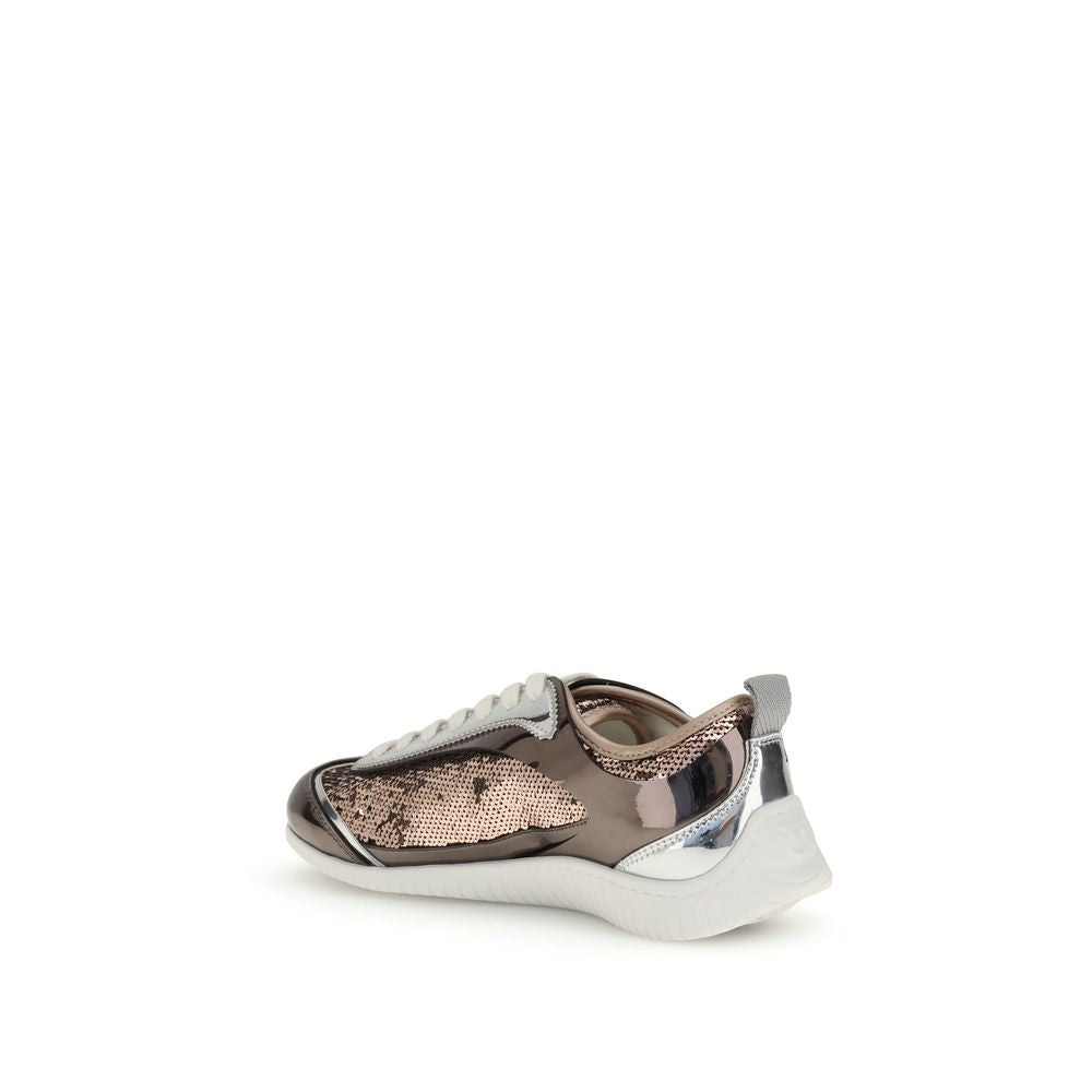 PINKO Reby 10 Multicolor Polyamide Low Top Sneakers
