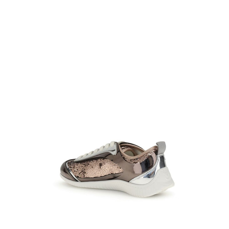 PINKO Reby 10 Multicolor Polyamide Low Top Sneakers