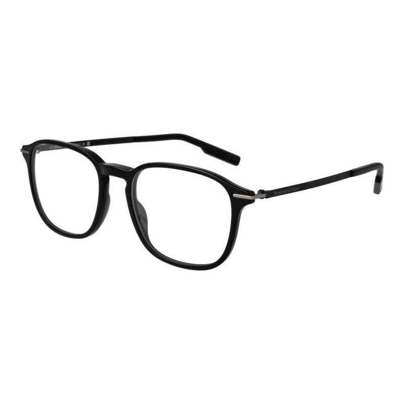 Monture de lunettes Ermenegildo Zegna pour hommes en noir