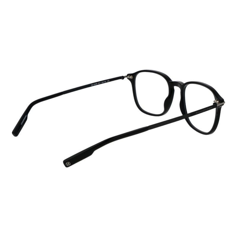 Monture de lunettes Ermenegildo Zegna pour hommes en noir