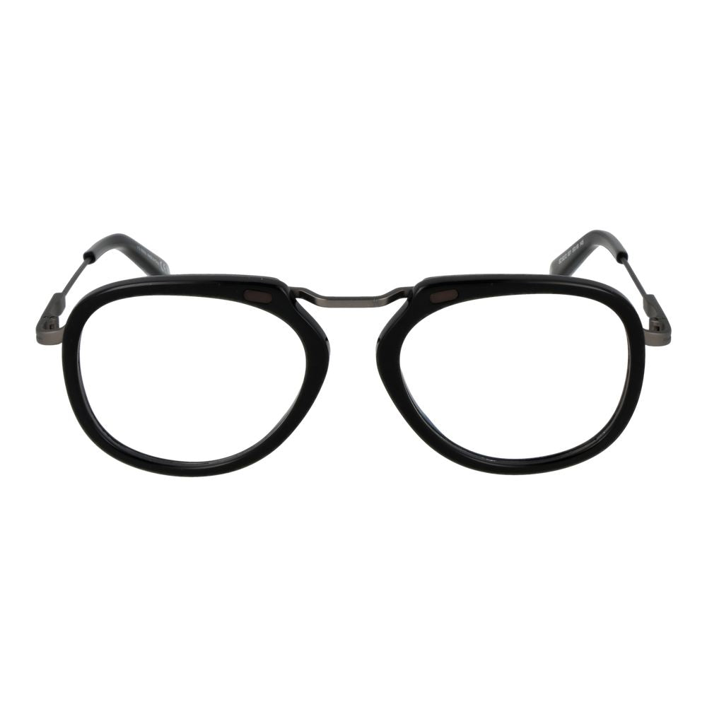 Ermenegildo Zegna Black Men's Glasses Frame