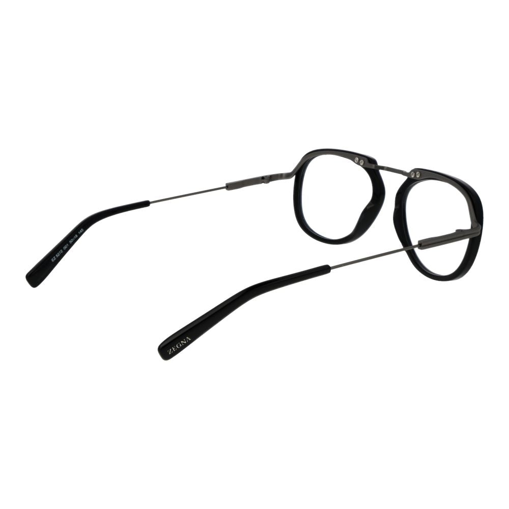 Ermenegildo Zegna Black Men's Glasses Frame