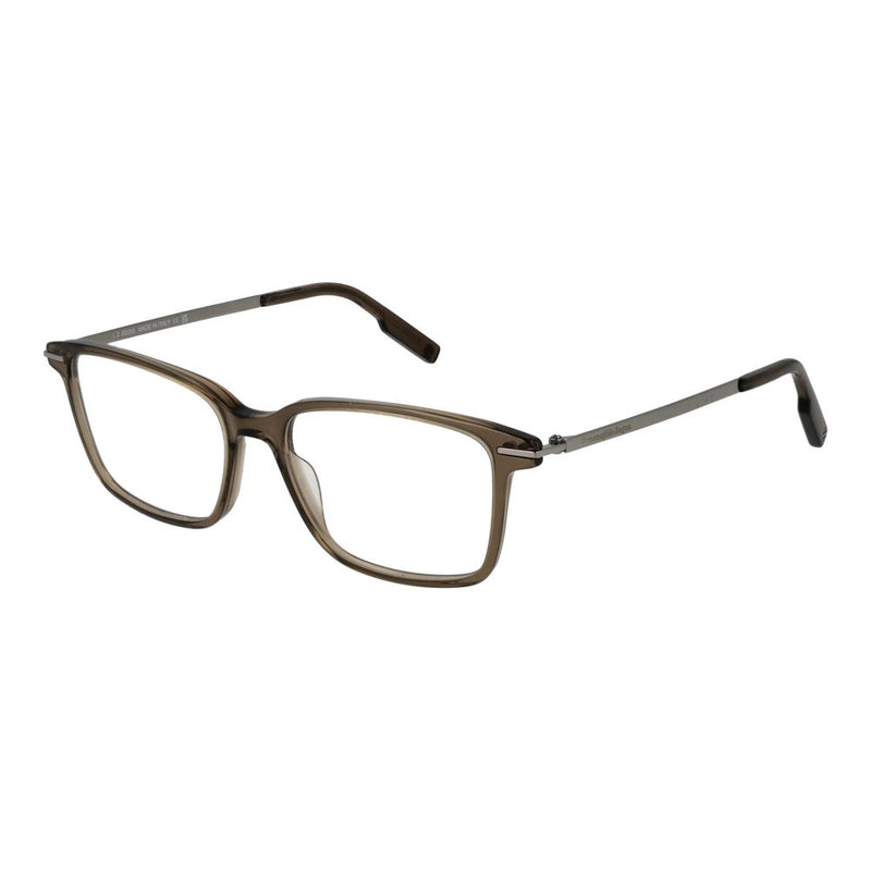 Ermenegildo Zegna Beige Men's Glasses Frame