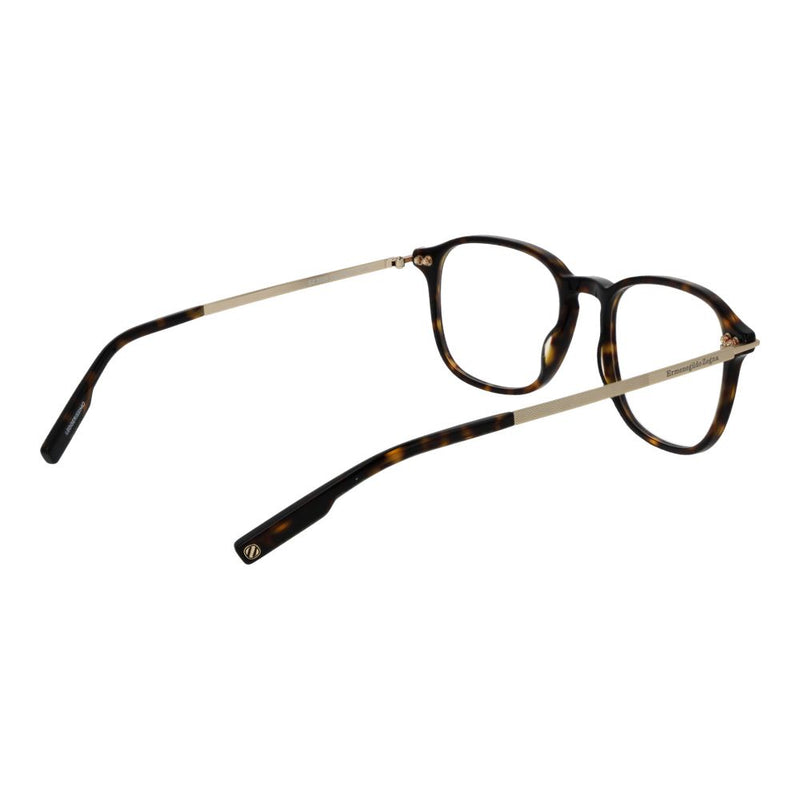 Ermenegildo Zegna Monture de Lunettes pour Hommes en Acétate Marron