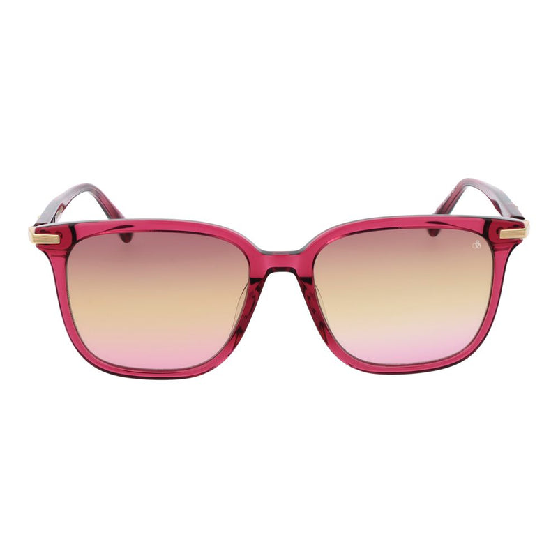 Scotch & Soda Pink Women Sunglass - Chic Square Frame with UV Protection