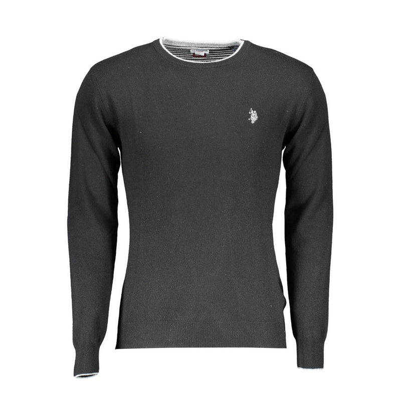 U.S. POLO ASSN. Pull en Laine Noir pour Homme