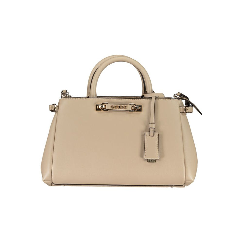 Guess Jeans LEFIA Handbag - Élégant Accessoire Beige pour Femmes
