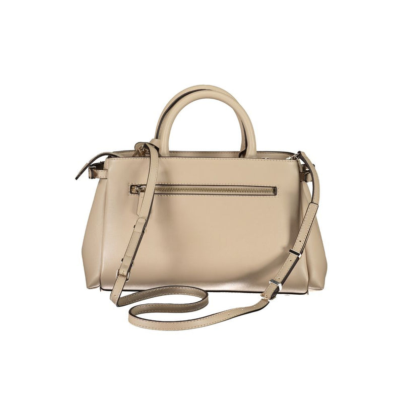 Guess Jeans LEFIA Handbag - Élégant Accessoire Beige pour Femmes