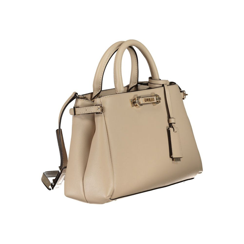Guess Jeans LEFIA Handbag - Élégant Accessoire Beige pour Femmes