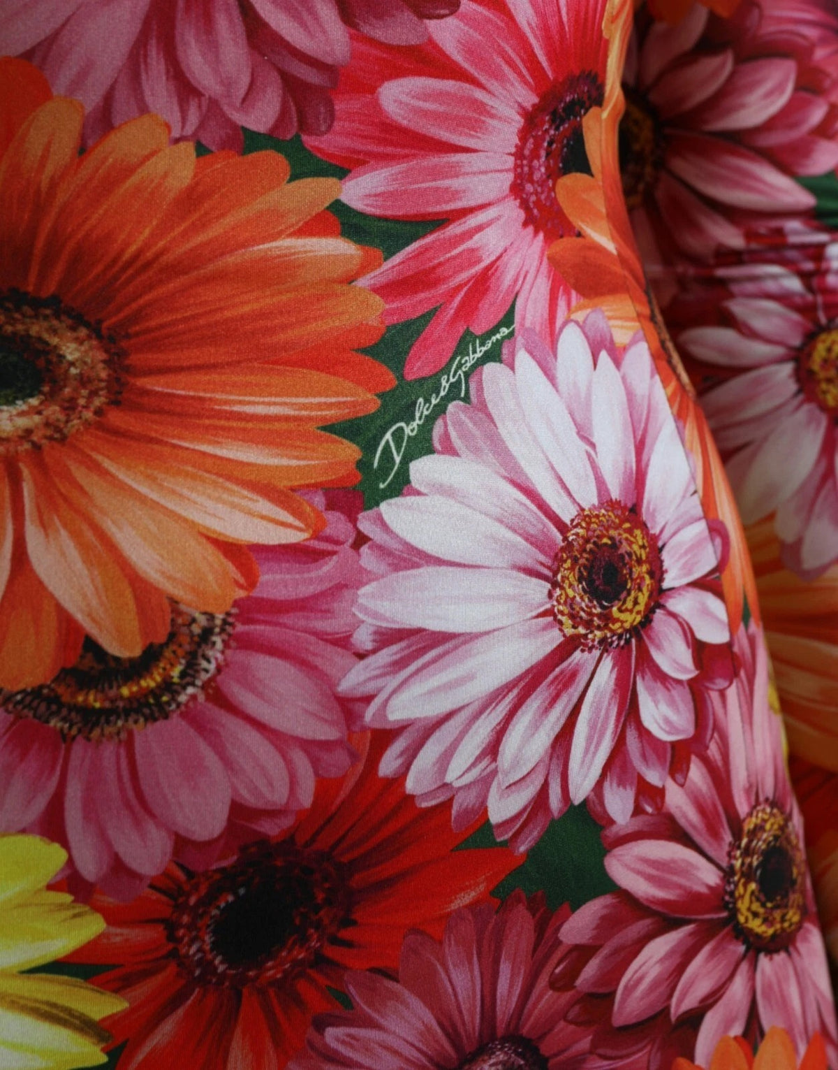 Dolce & Gabbana Robe Mini Époussetée Imprimée Floral Multicolore