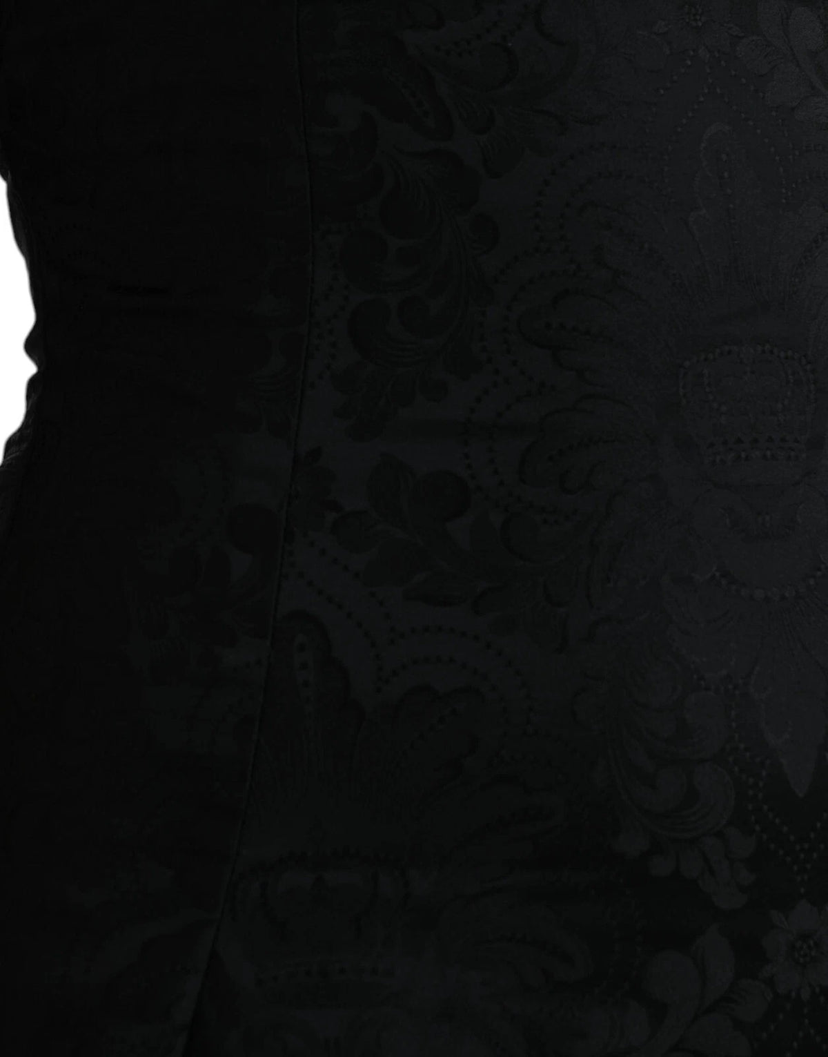 Robe Mini A-Line Sans Manches Dolce & Gabbana Noir