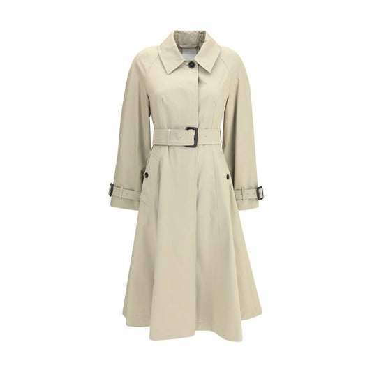 Burberry Ellingham lange gabardine trenchcoat met een aansluitende en uitlopende pasvorm