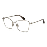 Max Mara Silver Women Glasses Frame - Élégant Style Papillon