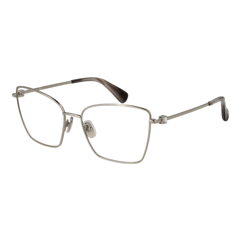 Max Mara Silver Women Glasses Frame - Élégant Style Papillon