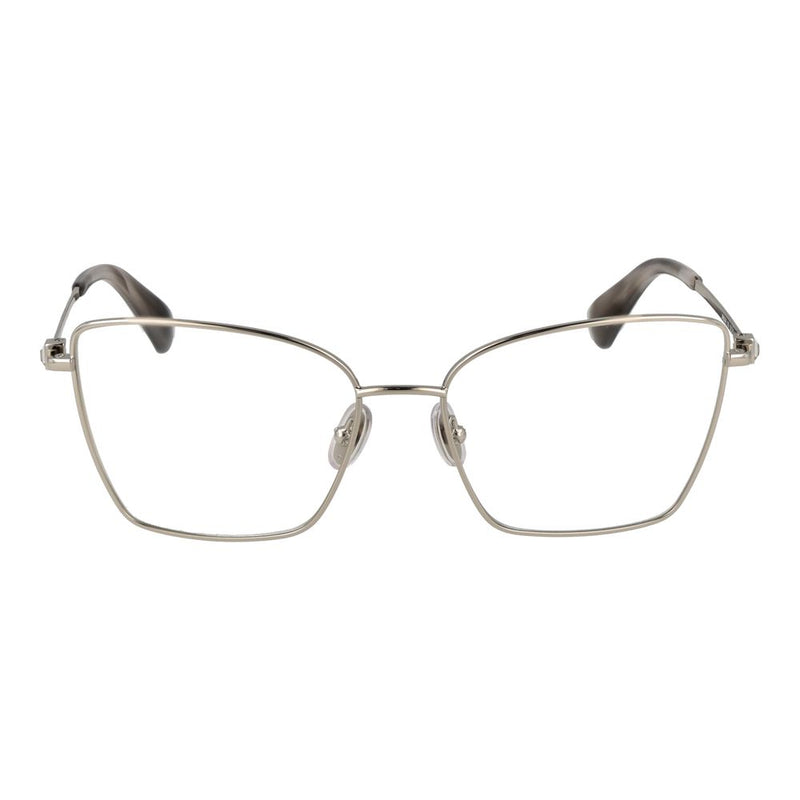 Max Mara Silver Women Glasses Frame - Élégant Style Papillon