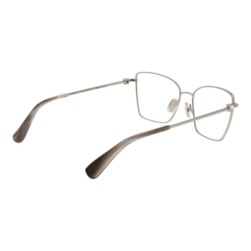 Max Mara Silver Women Glasses Frame - Élégant Style Papillon