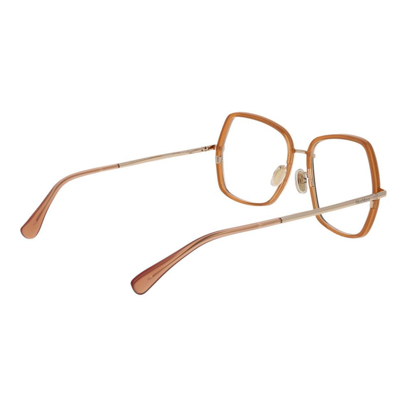 Max Mara Gold Women Glasses Frame - Luxe et Élégance