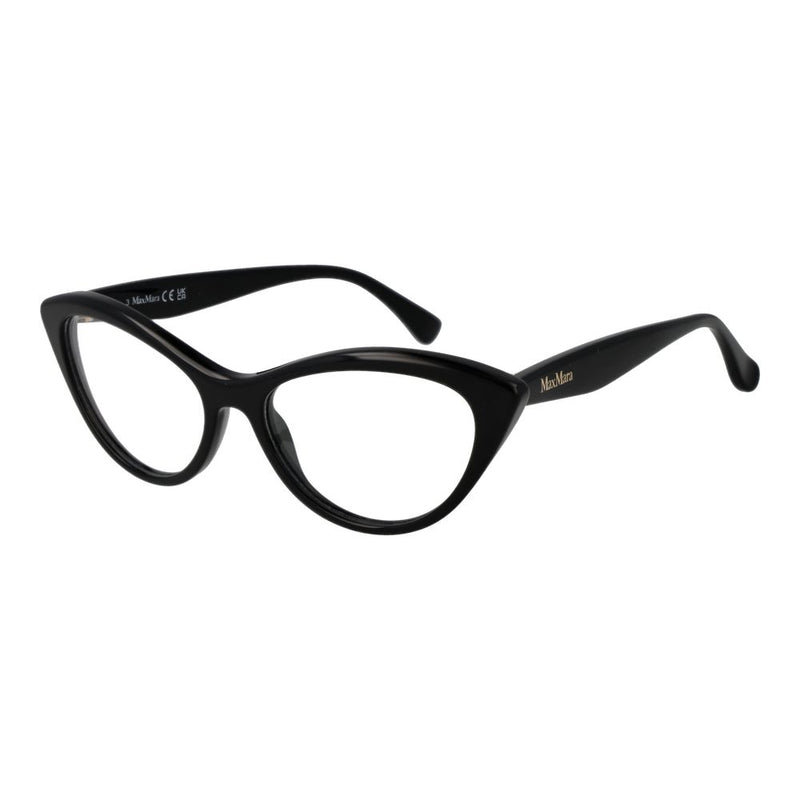 Max Mara Black Women Glasses Frame - Elegant Cat Eye Design