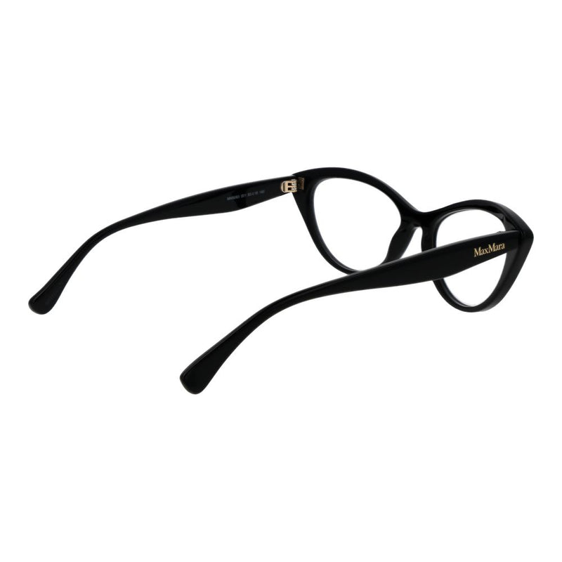Max Mara Black Women Glasses Frame - Elegant Cat Eye Design