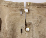 Dolce & Gabbana Gold Crystal Special Piece Runway Blouse