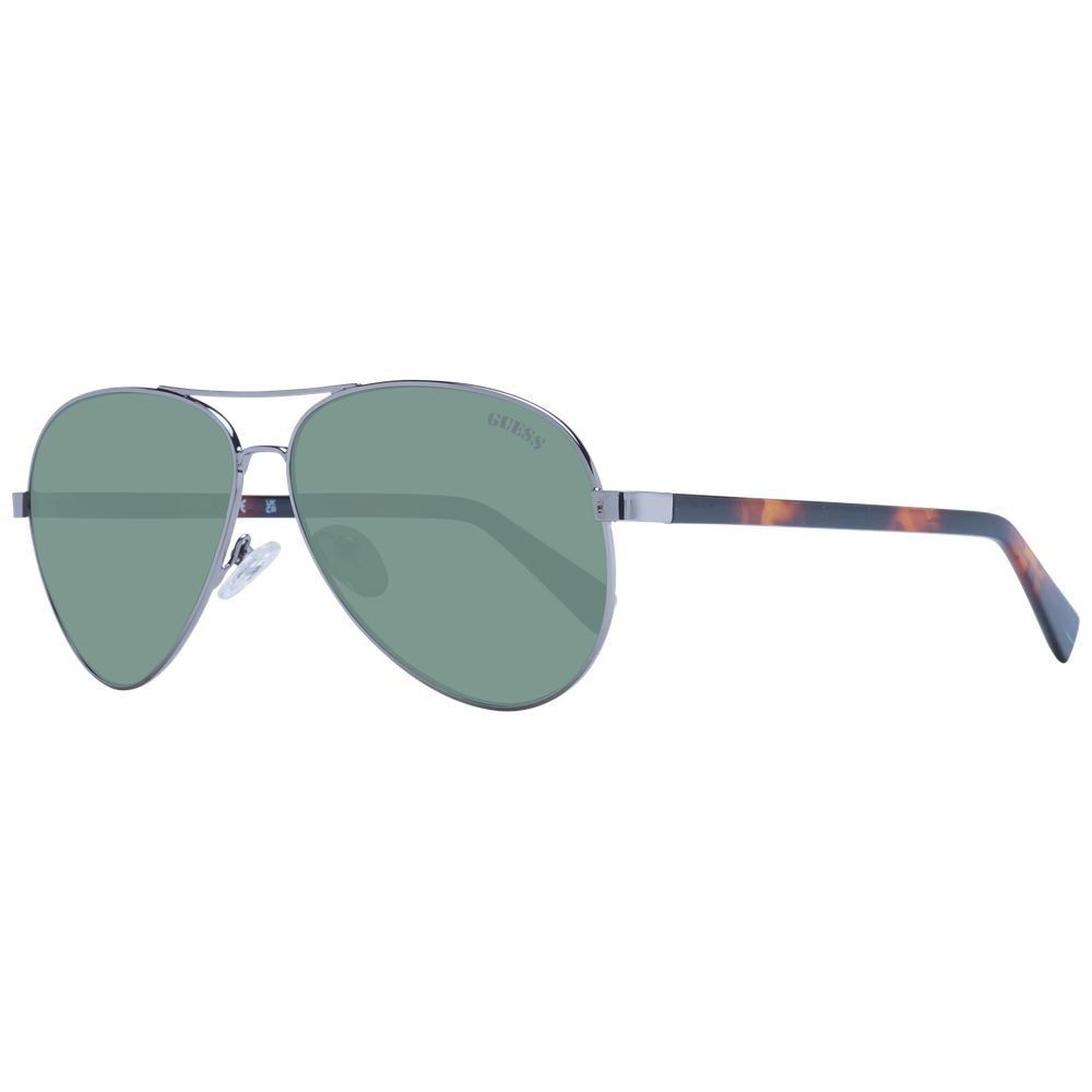 Lunettes de soleil unisexes argentées Guess