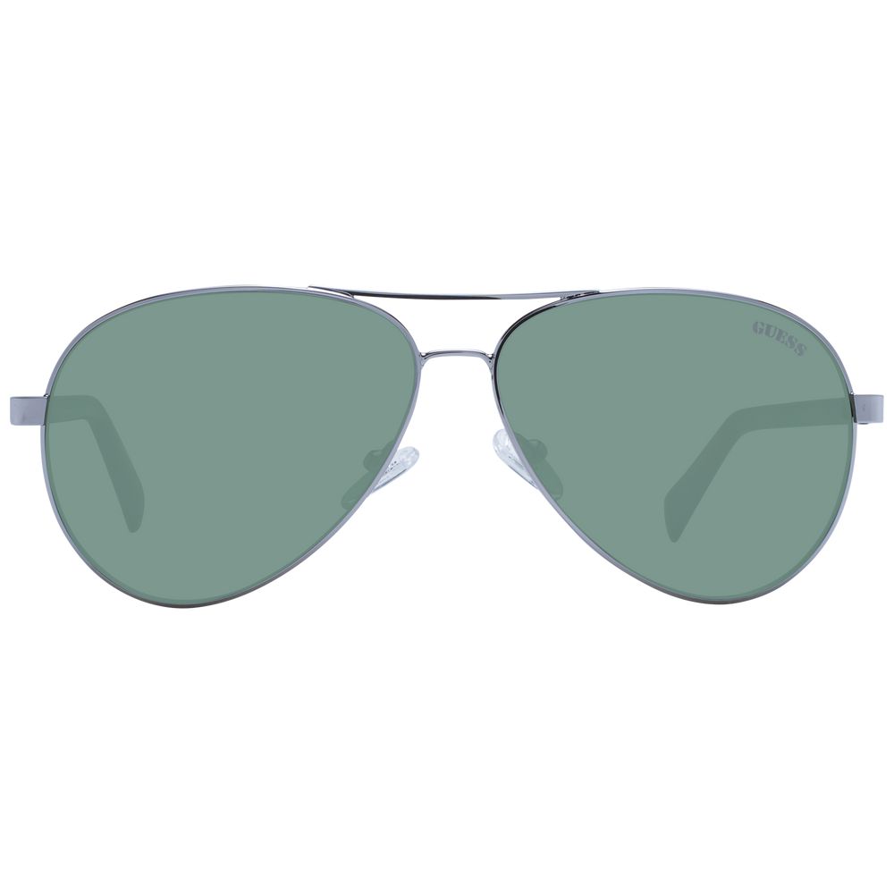Lunettes de soleil unisexes argentées Guess