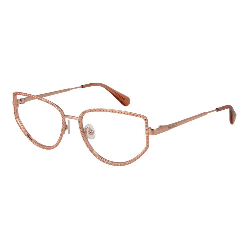Max & Co Rose Gold Women Glasses Frame - Elegant Cat-Eye Style