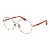 Max Mara Gold Women Glasses Frame - Élégant Design Rond