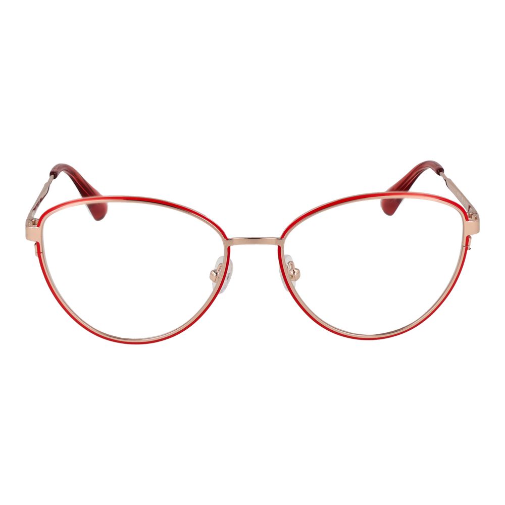 Max & Co Red Women Glasses Frame - Stylish Round Design